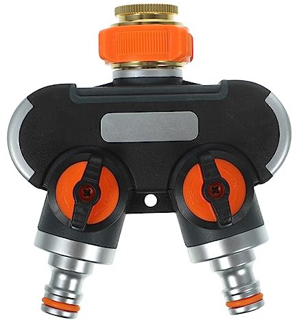 Supvox -Wege-schlauchverteiler Robuster Wasserhahn-wasserteiler Gartenschlauch-Adapter Tragbarer Bewässerungsverteiler Für Den Hinterhof