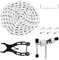 PONGH Fahrradkette 6/7/8 Fach Fahrrad Kette 1/2 x 3/32 Inch 116 Glieder Fahrradkette Edelstahl Werkzeug Set mit Kettenbrecher, Kettenschloss Zange, 3 Paare Kettenschloss für Rennräder Mountainbikes