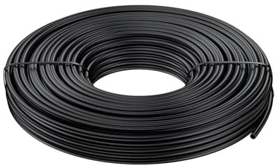 Pawfly 15 M Drip Irrigation Tubing 4-6 MM, Blank Distribution Tubing for Drip Irrigation System, Black PE Micro Drip Line, Drip Irrigation Hose Roll for Garden Watering, Drip Irrigation Part