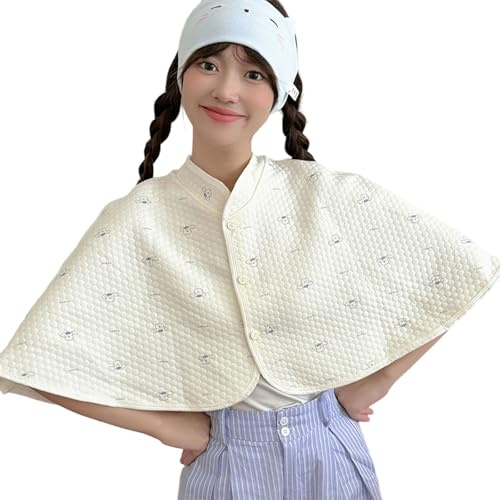 Qsvbeeqj Scialle di maternità in cotone caldo invernale caldo post-partum spalla Wrap modello multiplo per opzione per l'allattamento al seno madre scialle infermieristica in cotone lavabile in