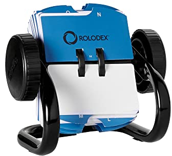 Rolodex Business Card Tray schwarz klein