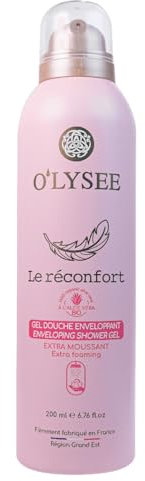 O'LYSEE - Gel Douche - Extra Moussant - l’Aloé Vera BIO et Glycérine végétale - Le Réconfort - 200 ml