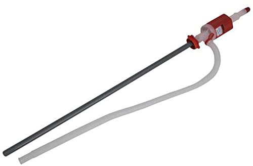 Dapetz ® High Flow Siphon Large Hand Pump Portable Manual Car Fuel Transfer Pump for Gas Gasoline Petrol Diesel Oil Liquid Water Fish Tank With Flexible Pipe And Straight Pipe