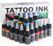 CNC Tattoo Ink Set Black Ensemble encre Tatouage Noir 15ml l (1/2 oz) 16 Bouteilles TI6003EU-15-16