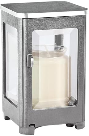 legendURN Grave Lantern Aluminium in Several Colors | Beautiful Grave Lantern or Lamp Aluminium
