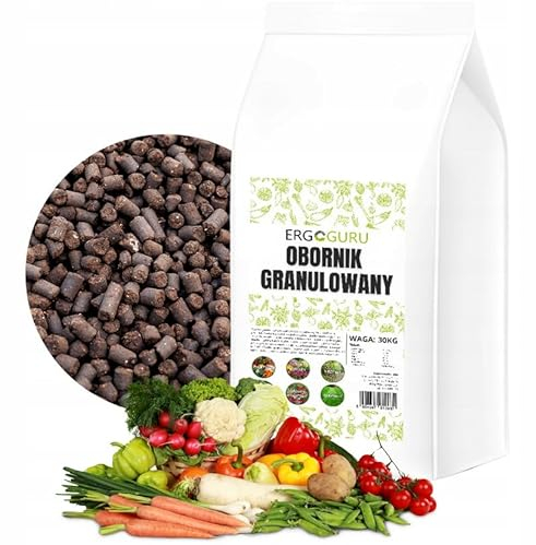 Hühnerdung 30kg Geflügeldung Hühnermist Geflügelmist Volldünger Gartendünger 30kg Organischer Dünger Bodenverbesserung biologischer Naturdünger, Universal-Obstdünger, Gemüsedünger, Zierpflanzendünger