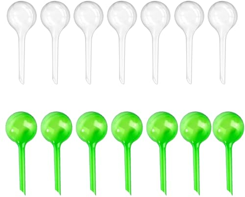 KBCYRT Plant Watering Globes, 14PCS Self Watering System for Plants, Plant Watering Devices, Indoor Plant Watering Devices, Automatic Self-Watering Waterers System For Indoor Outdoor Plants