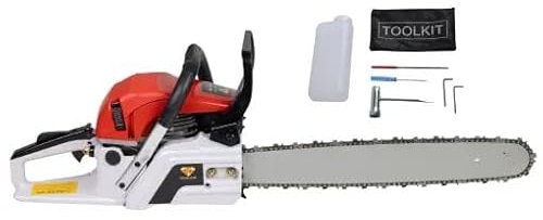 DÜSSELDORF |Motosierra de Gasolina de 20 Pulgadas - Potente Motor de 78CC para Cortes Eficientes en Jardines, Granjas y Ranchos | Ideal para Árboles y Mantenimiento de Espacios Exteriores