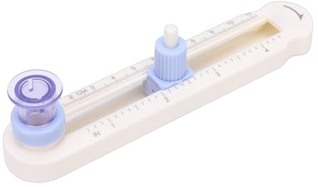 RIZGHWOY Justerbar Cirkelskärare, Glidande Roterande Mutter för Flexibel Storleksjustering 3,4-21 Cm med Infällbart Skärhuvud, för Pappershantverk Scrapbooking Skolor Kontor