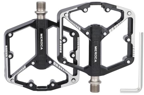 Pedales Bicicleta Aluminio 9/16 Antideslizantes 3 rodamientos sellados