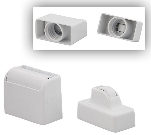 2x Rollaufsatz Roll-on Mini + Schmal für Wachspatronen, Zuckerpatronen mit Schraubgewinde, Kosmetex