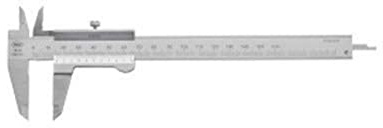 Mahr MarCal 16 GN Messschieber mit Skalenanzeige (Messbereich 0-150 mm, Noniuswert mm: 0.02 mm, Feststellschraube oben, inkl. Etui) 4100650