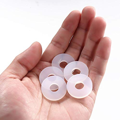 Litorange Grolsch Gaskets Silicone Seals - For Swing Top Bottles-40 Pack Combo Pack Clear, Made from Soft Silicone (Not Rubber, Better Sealing Than Rubber)