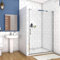 1000mm Xinyang Sliding Shower Enclosure 5mm Safety Glass Reversible Bathroom Cubicle Screen Door