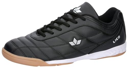 Lico Herren Rockfield Hallenturnschuhe, Schwarz/Weiss, 44 EU