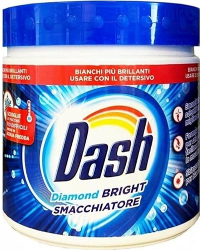 Dash Diamond Bright smacchiatore in polvere per bucato dei capi bianchi azione sbiancante e smacchiante 500 gr