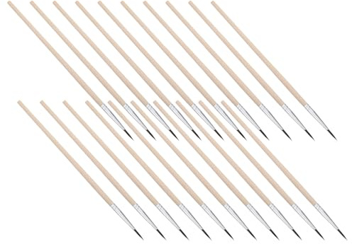 Gadpiparty Lot de 24 Brosses de Pollinisation 1,5 Cm pour Jardinage Outils Pollinisateurs pour Fleurs, Légumes et Arbres Fruitiers, Brosse Fine Réutilisable pour Tomates, Poivrons