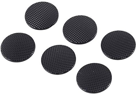 Tacdas 6pcs Joystick analogico Stick Sostituzione Pulsante Cappuccio per 1000 Nera