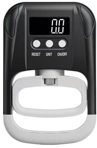 Gishbjka Allenatore di A Mano Dynamometro Digitale Dinamometro A Mano USB USB Rinorgimento per Impugnatura ESPETTRO MERATORE Meter Nero e Nero