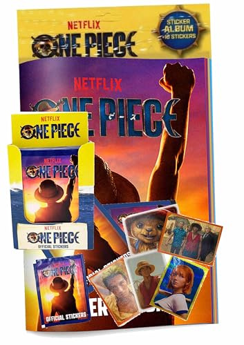Album Figurine One Piece+1 box da 30 Bustine tot 150 figurine– Collezione Carte One Piece Diramix -Netflix