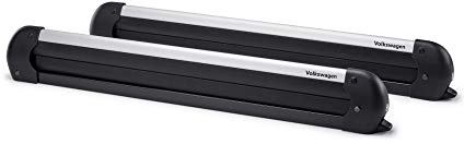 Volkswagen 000071129N Skihalter Snowboardhalter Basic 6/4 Grundträger Dachgepäck T-Nut Tragstäbe