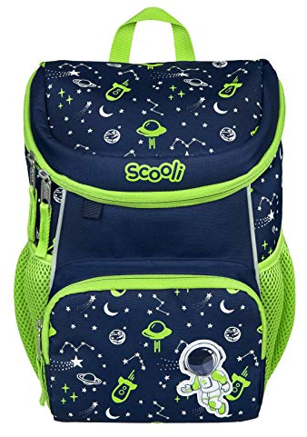 Scooli Mini-Me Kindergartenrucksack - ergonomischer Rucksack für Kinder, mit abnehmbahren Brustgurt, 8l, für Mädchen und Jungen (blau)