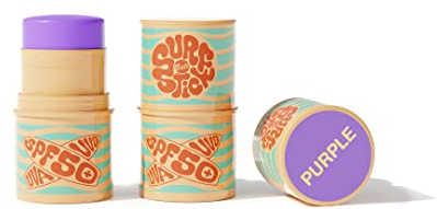 Surf Stick Bell SPF 50 + Natural, Mineral, Vegan, Sun Protection, Sun Screen, Sun Stick (Violet)