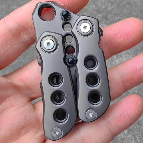 T-Conceal EDC Fidget Sliders, jouet anti-stress adulte, métal magnétique, spinner multifonctionnel, pied de biche, fidget, spinner