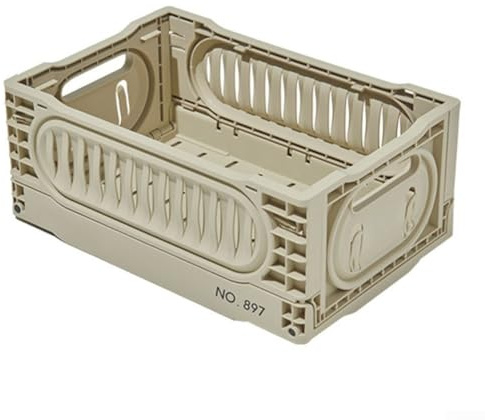 Yhenlovtt Caja plegable de madera de gran capacidad para camping, organizador de polipropileno, tablero desmontable para exteriores, grueso con sustancia para picnics (mediano)