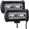 Kraumi Faro Trabajo LED Focos de Coche 12V 7’’ 300W Faros Led Tractor 27,000LM 6000K IP67 Impermeable Off-Road Foco de Trabajo LED para Moto ATV SUV Tractor Camión Barco
