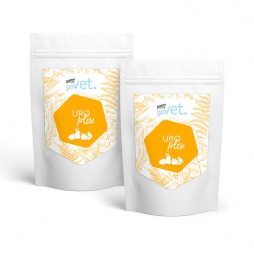 Bunny Nature goVet UROplex | Confezione doppia | 2 x 325 g | Mangime complementare per piccoli animali | Senza zucchero, additivi, esaltatori di sapidità o coloranti | Supporto della funzione urinaria