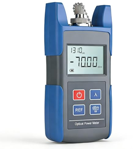 Nimomo Tester elettrico TL510 misuratore di potenza ottica, rilevatore di potenza ottica con strumento di misura ad alta precisione -70~+10dBm