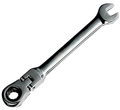 Ringmaulschlüssel, 17 mm, flexibler Kopf, Ratschenschlüssel, metrisches Schraubenschlüssel-Set, Ratschenschlüssel, Reparaturwerkzeug, Handwerkzeug