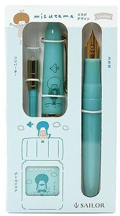 Sailor Fountain Pen, Profit Junior + 10 mizutama Twitter, Medium Point, 10-0582-302