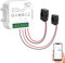Compteur d'énergie intelligent Wi-Fi : moniteur d'énergie intelligent à double canal, compteur de puissance intelligent avec 2 pinces CT 80 A, surveillance à distance par application, données en temps