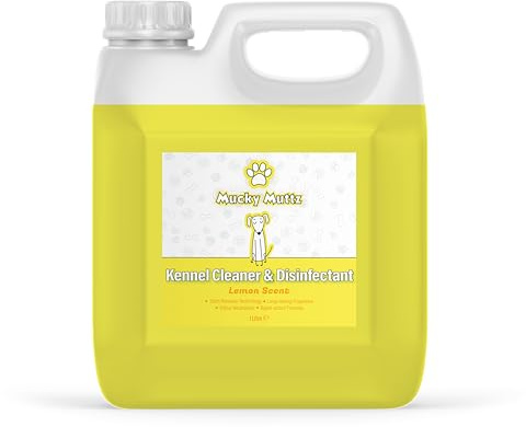 Mucky Muttz - Pet Kennel & Cattery Cleaner Disinfectant - Kills 99.99% Bacteria | Dog & Cat Odour Eliminator | Multi-Surface Pet Cleaner for Kennels, Litter Trays, Floors & Bedding - 1 Litre