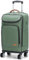 Lekeinchi Travel Rolling Laptop Backpack - Wheeled Laptop Backpack with USB Charging Port, Waterproof Carry-On for Flights (Army Green, 17.3 inch)