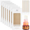 Annickee 42 Pezzi Candele Compleanno, Candeline Lunghe Compleanno Sottili, Candeline compleanni Lunghe con Supporto, Decorazioni Candele Torta, Candele Lunghe compleanni, Candele per Torta (Champagne)