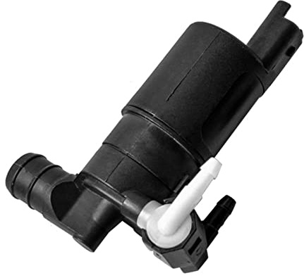Partsline Pompe de Lave Glace Double Sortie compatible avec BERLINGO C3 C4 C5 DS3 DS4 DS5 XSARA DUSTER SANDERO 106 II 2008 207 208 307 308 807 CLIO ESPACE IV SCENIC - 9643447980 643475