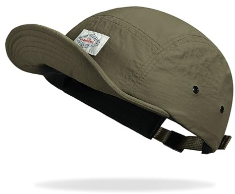 Clape Lightweight Short Brim Baseball Cap Soft Brim Foldable 5 Panel Hat
