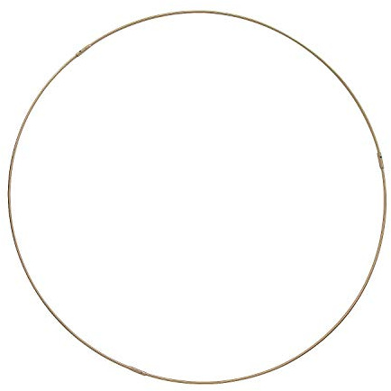 Gold Metal Hanging Hoop - 36 Inch in Diameter - Wedding and Home Decor Craft Supplies - 1 Piece