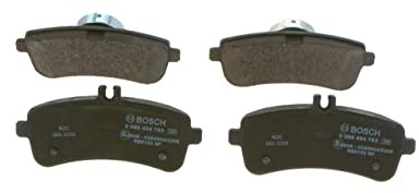 Bosch BP1937 - Pastiglie Freni Auto, Asse Posteriore - Qualità Bosch - Riduzione del Rumore e della Polvere - Certificazione ECE-R90 - Senza Rame - 1 Confezione da 4 Pastiglie