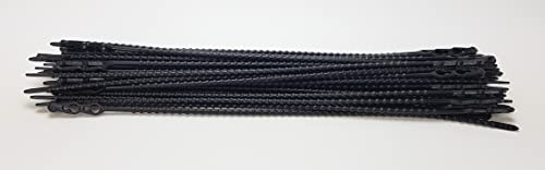 Blitzbinder - Kugelbinder - Mehrzweckbinder - Kabelbinder - 320mm Schwarz 40Stck. | Premiumqualität von PC24 Shop & Service
