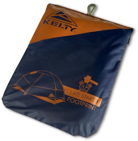 Kelty Late Start Tent Footprint (Footprint ONLY) – Lightweight, Water Resistant, Fitted Ground Sheet, Updated for 2024 (2P)