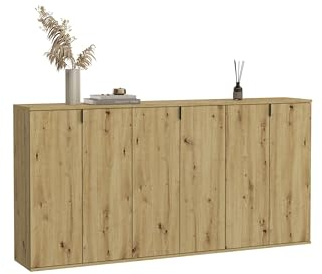 xonox.home X07G2S20 Projekt X Systemmöbel Garderobe Ankleidezimmer Büro Kombination 3tlg. in Artisan Eiche Nb.