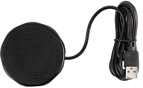 DIYEAH Microphone De Conférence À Condensateur Omnidirectionnel Microphone USB pour Ordinateur Portable Conférence Réunion Filtrage du Bruit Construction Solide