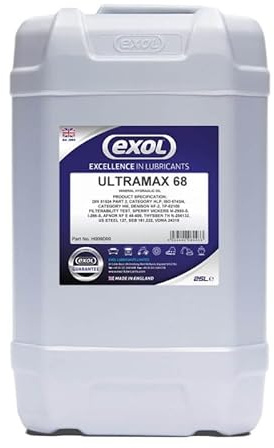EXOL HYDRAULIC OIL 68 20LTR, A MINERAL ISO 68 GENUINE HYDRAULIC FLUID