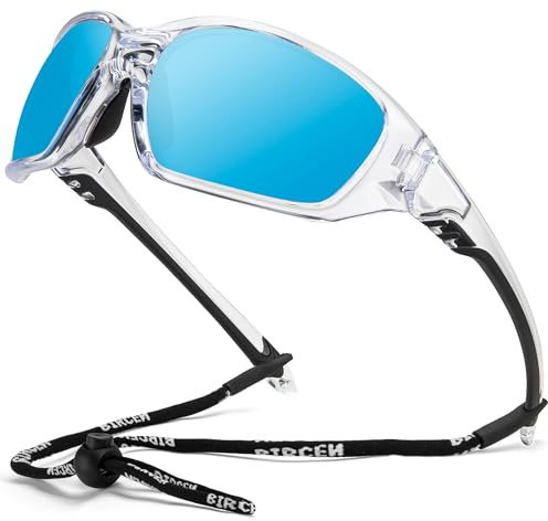 Bircenpro Sport Polarised Sunglasses for Men - Women:UV Protection Shades for Fishing Driving Cycling Running