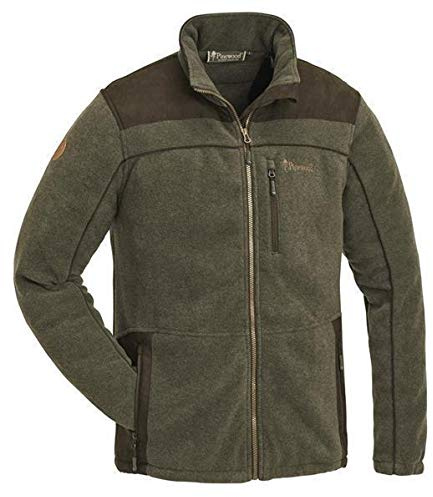 Pinewood PRESTWICK EXKLUSIV Fleece Jacke Winter Jagd Angeln Freizeit Outdoor Fleece Jacke, Grün, M