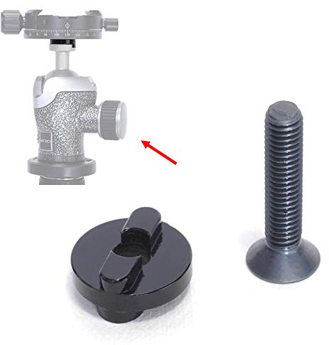 iShoot Adaptador de Abrazadera de Cabeza de trípode para Arca-Swiss Fit Abrazadera a trípode Cabeza de Bola de Gitzo 82TQD 82QD, Manfrotto MH490 492 494 496 498, MH054 055 057 Series, MHXPRO Series